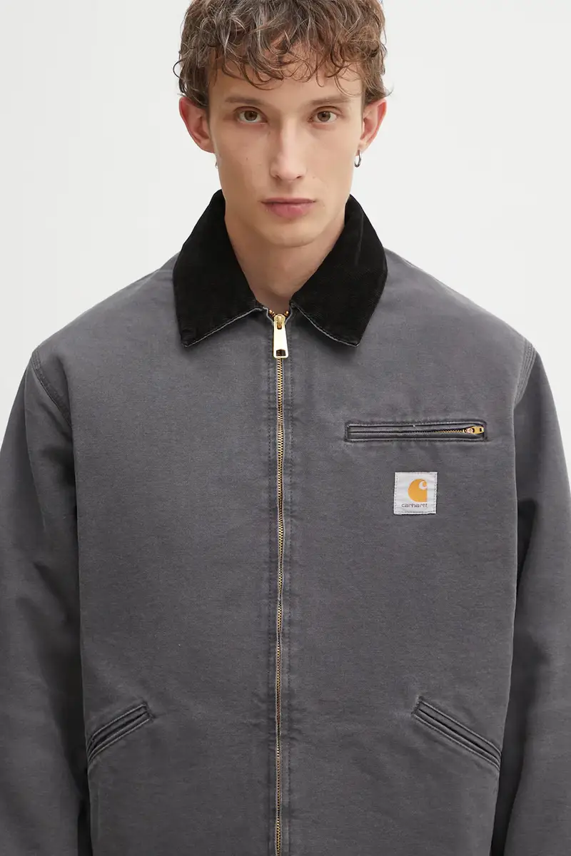 giacca in cotone OG Detroit Jacket colore grigio I035614.3CL4O miniatura 4