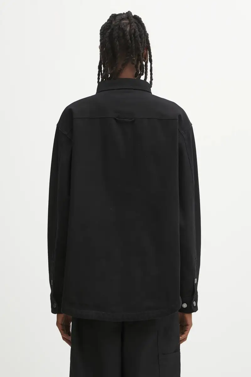 giacca in cotone Selby Shirt Jac colore nero I035305.89XX miniatura 3