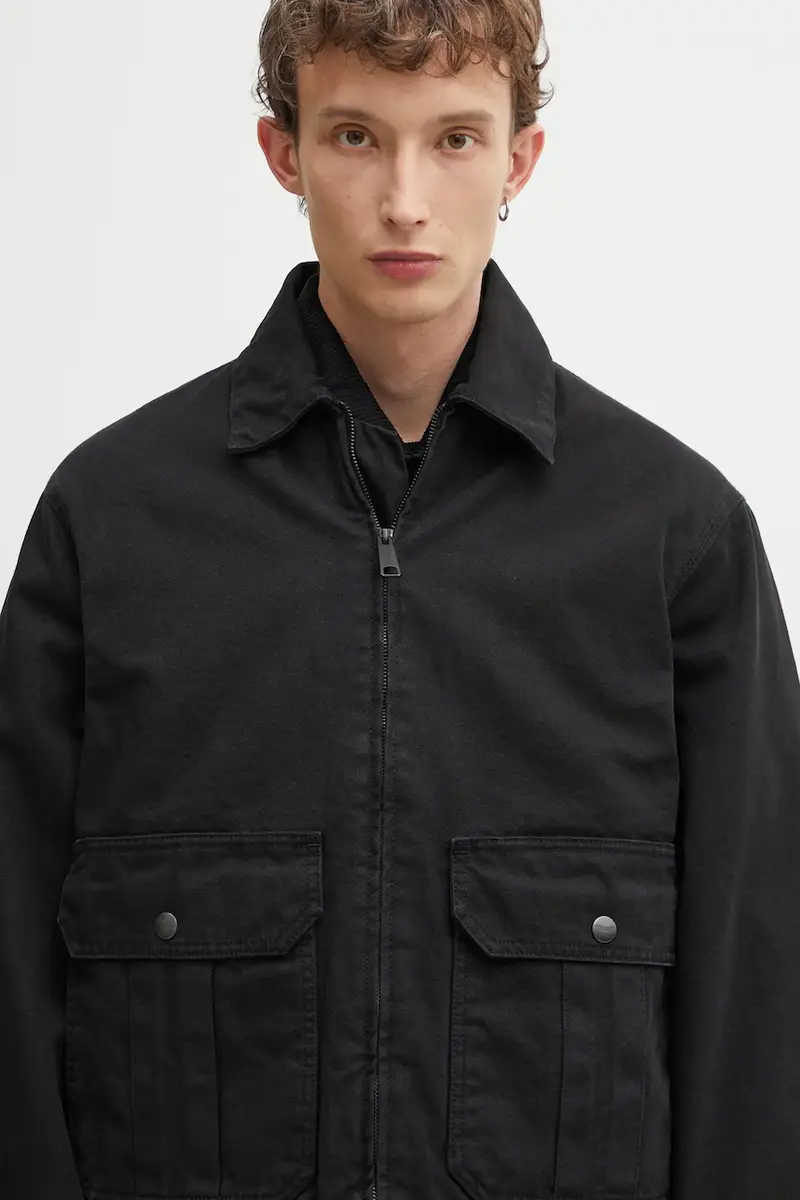 giacca in cotone Stanton Jacket colore nero I035617.8906 miniatura 4