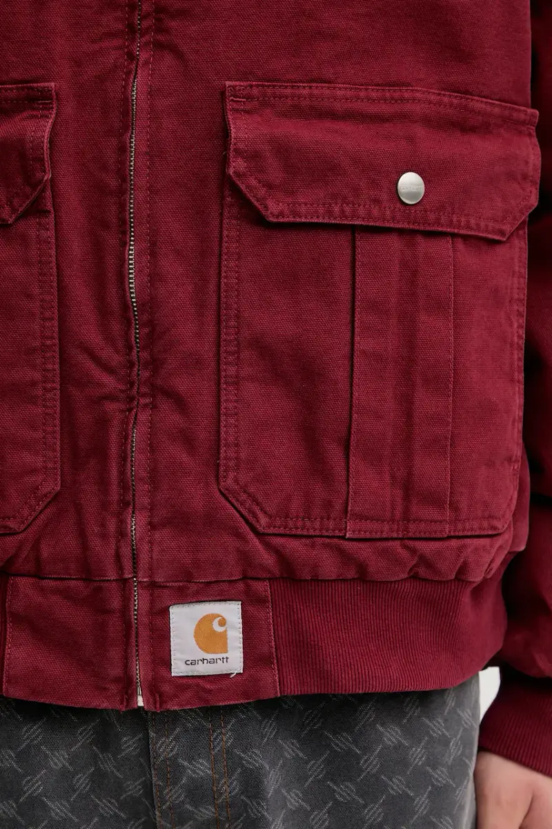 giacca in cotone Stanton Jacket colore rosso I035617.H806 miniatura 4