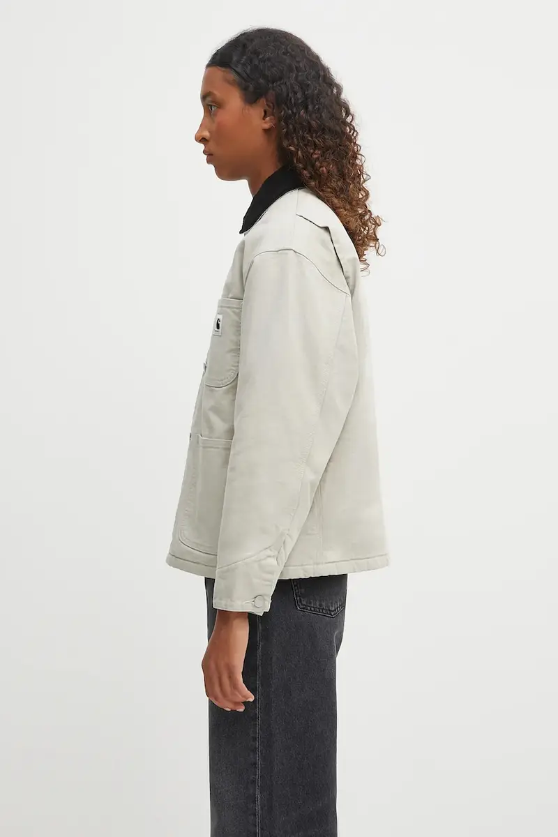 giacca in cotone W'' OG Michigan Coat colore beige I035671.2NQ4O miniatura 2