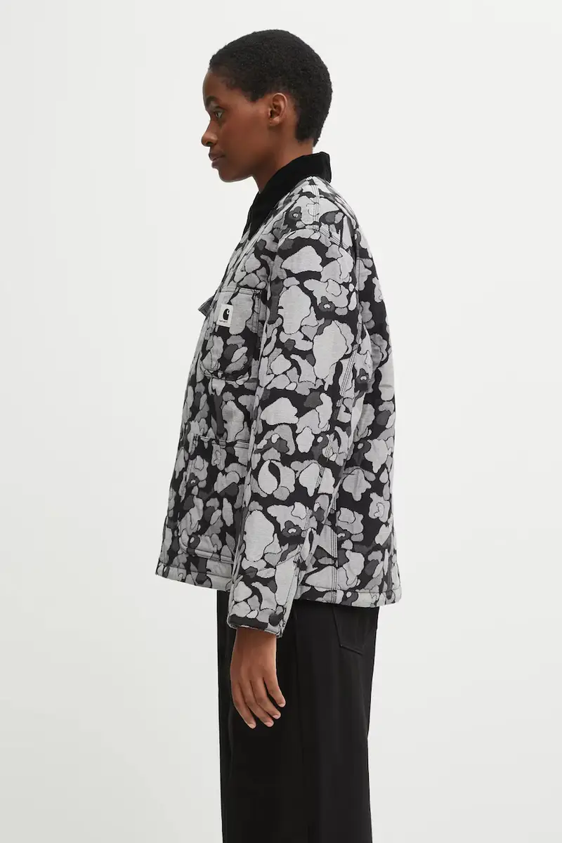 giacca W' Tapestry Chore Coat colore grigio I035315.3CIXX miniatura 2