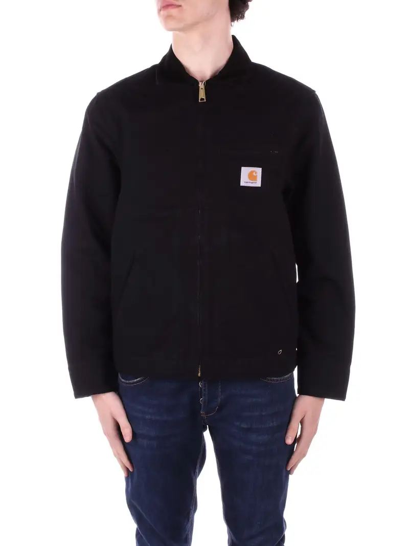 Giubbotto Uomo CARHARTT WIP Black Detroit jacket dearborn canvas