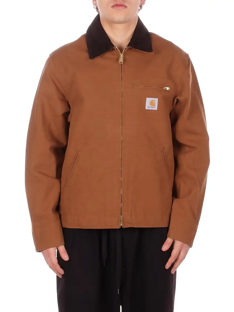 Giubbotto Uomo CARHARTT WIP Brown Detroit jacket dearborn canvas