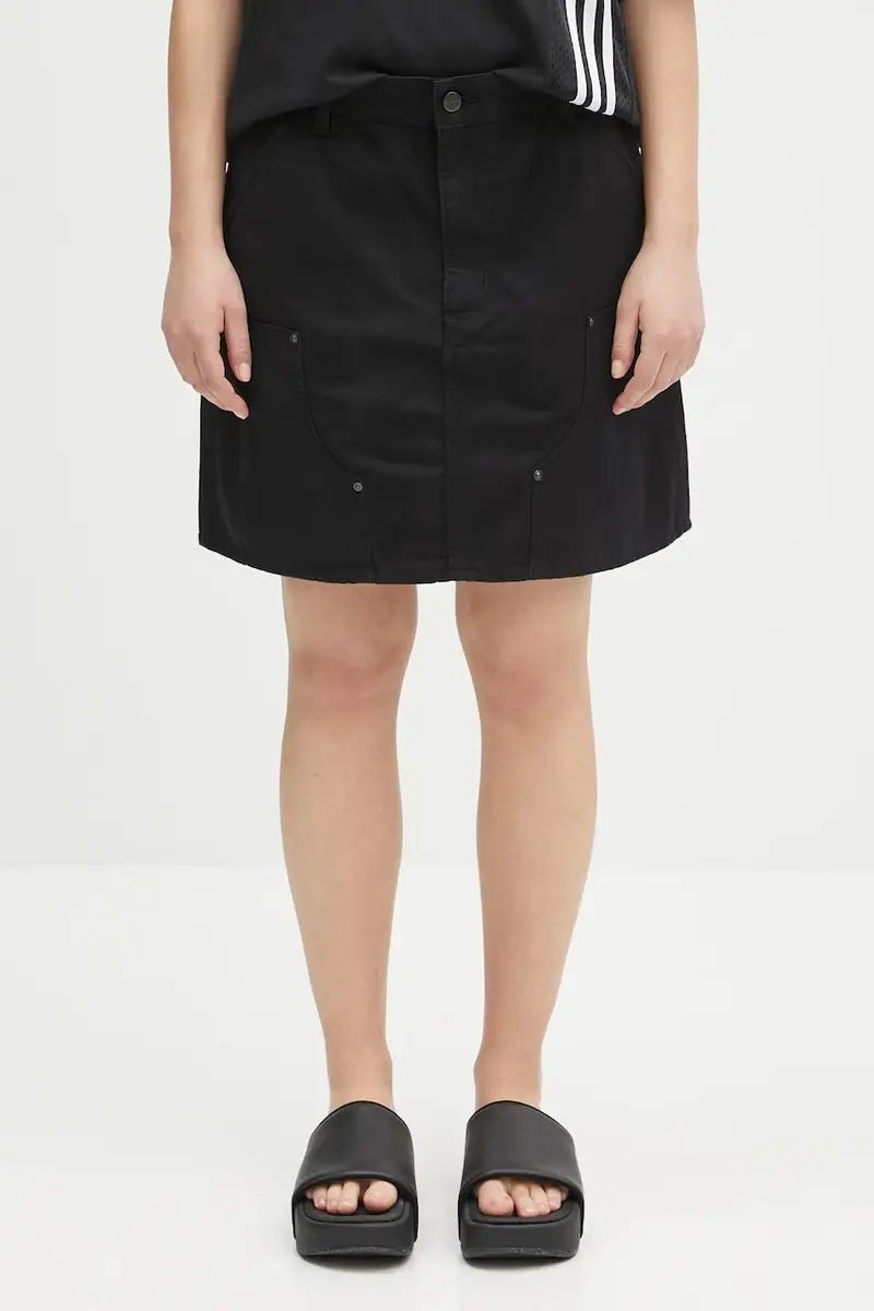 gonna di jeans Maeve Double Knee Skirt colore nero I034836