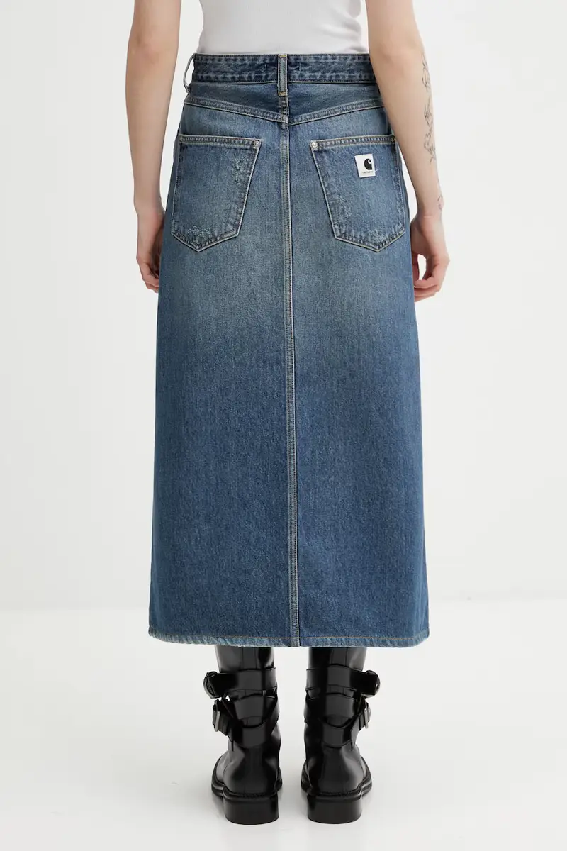 gonna di jeans W Brandon Skirt colore blu I036330.01B7 miniatura 3