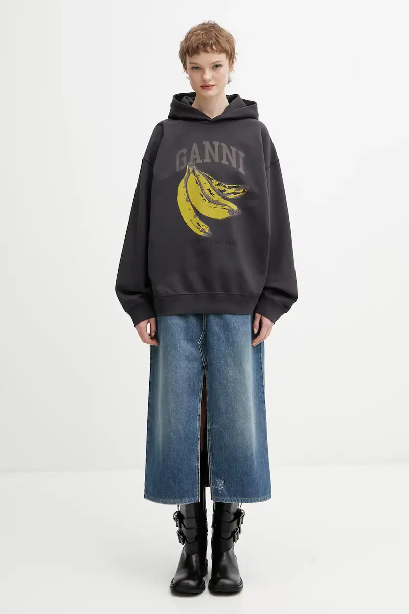 gonna di jeans W Brandon Skirt colore blu I036330.01B7 miniatura 5