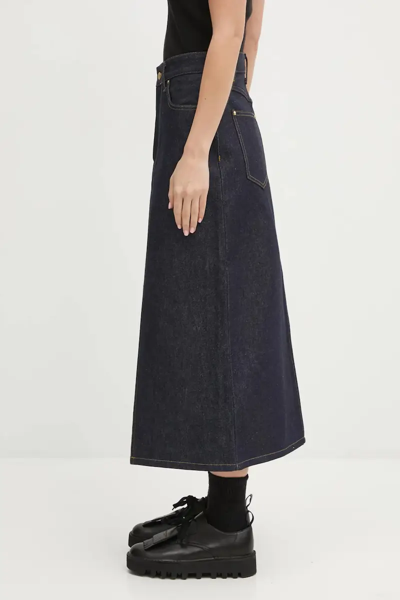 gonna di jeans W Brandon Skirt colore blu I036330.101 miniatura 2