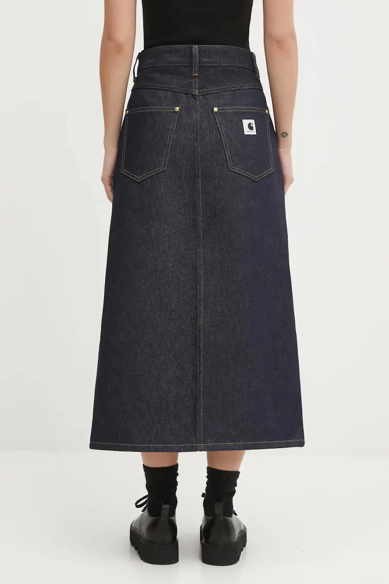 gonna di jeans W Brandon Skirt colore blu I036330.101 miniatura 3