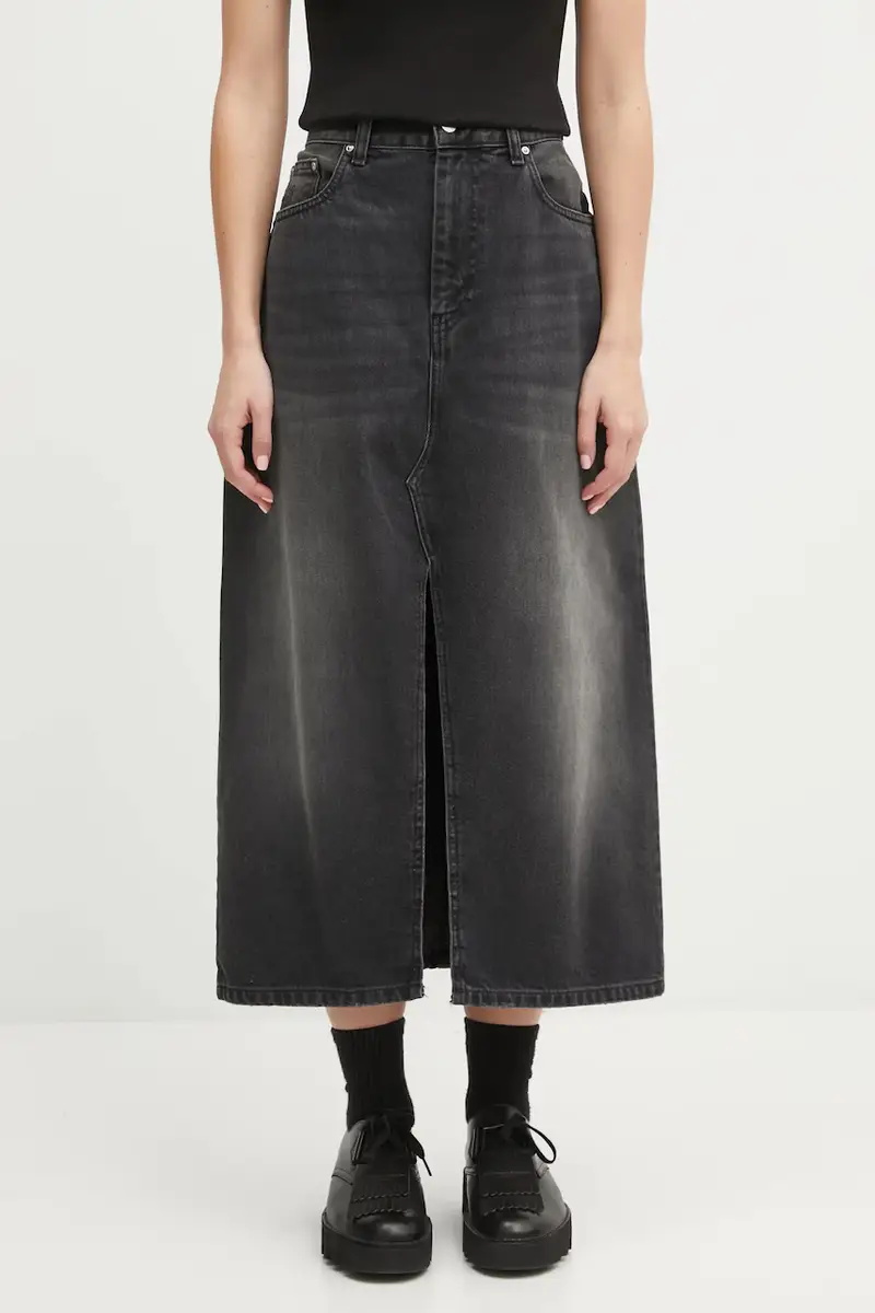 gonna di jeans W Brandon Skirt colore nero I036330.89B7
