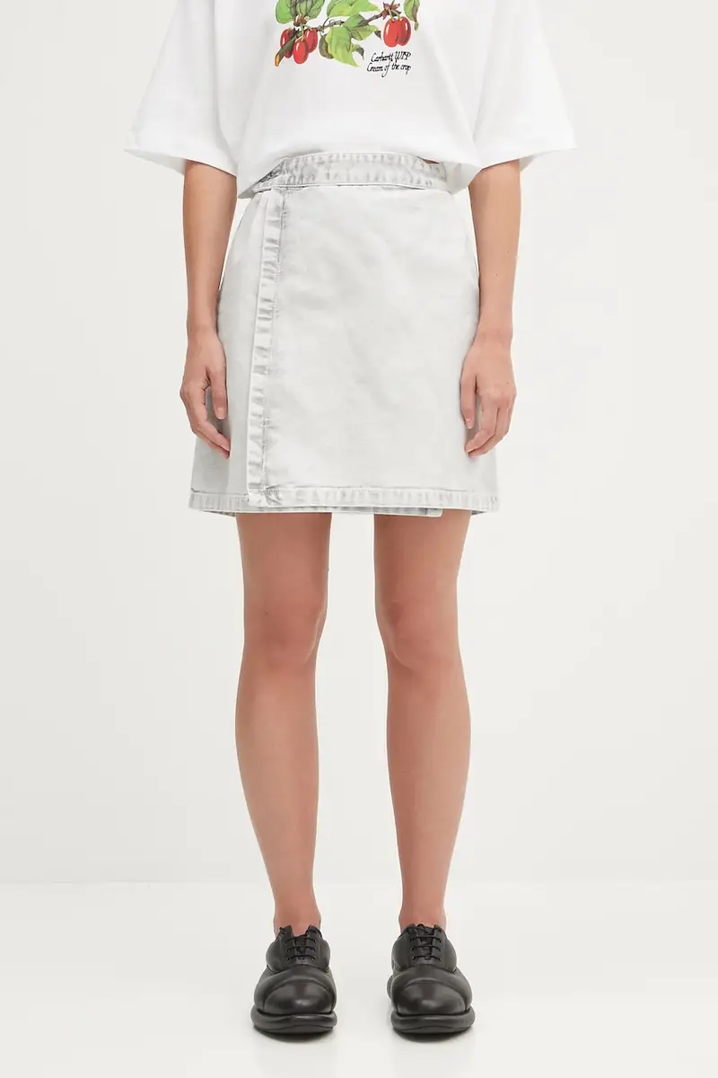 gonna di jeans W' Emery colore nero I035575.895F