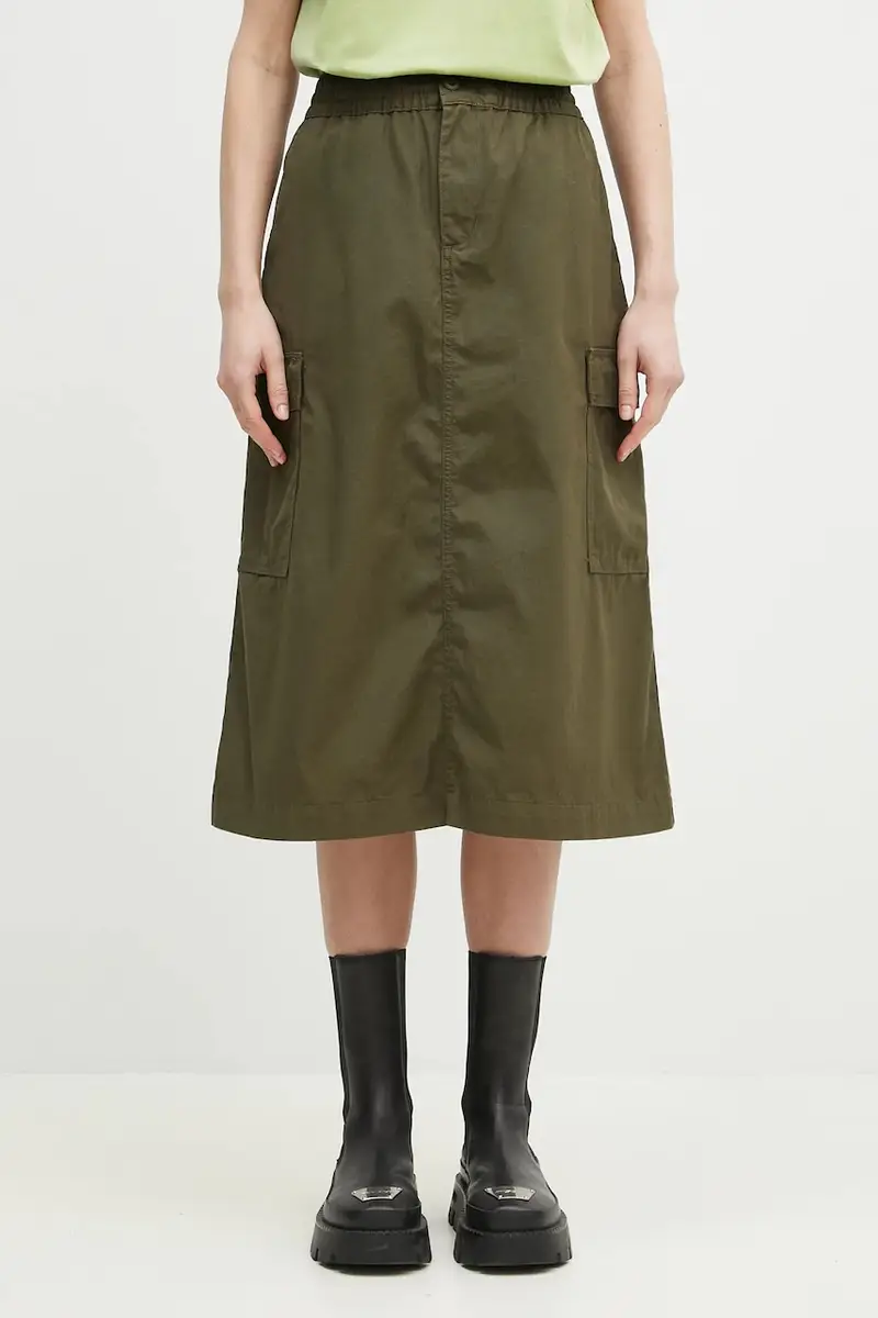 gonna in cotone Jet Cargo Skirt colore verde I033148