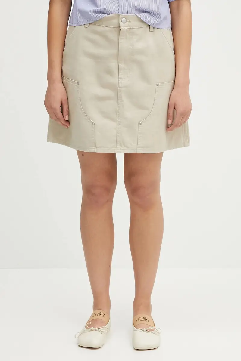 gonna in cotone Maeve Double Knee Skirt colore beige I034836
