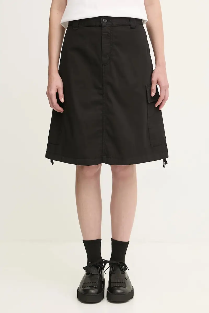 gonna in cotone W' Kingston colore nero I035579.89GD