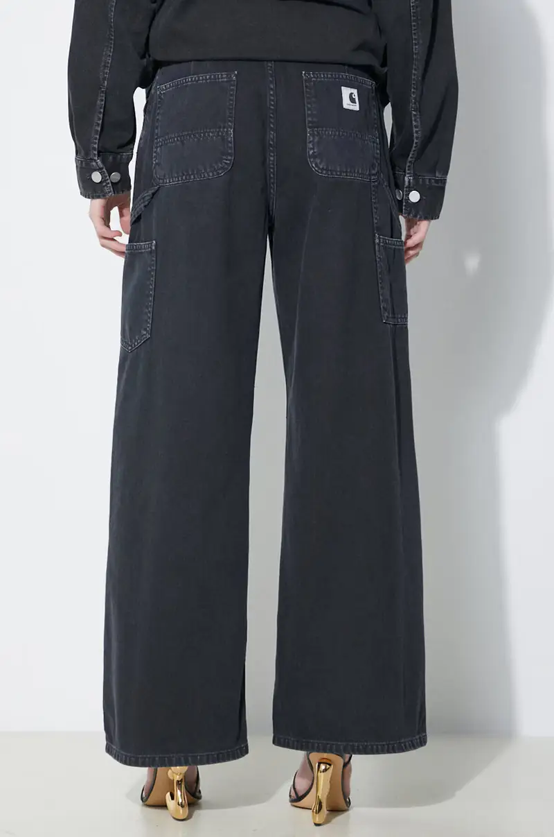 Carhartt WIP Jeans Donna Nero 2809738 miniatura 3