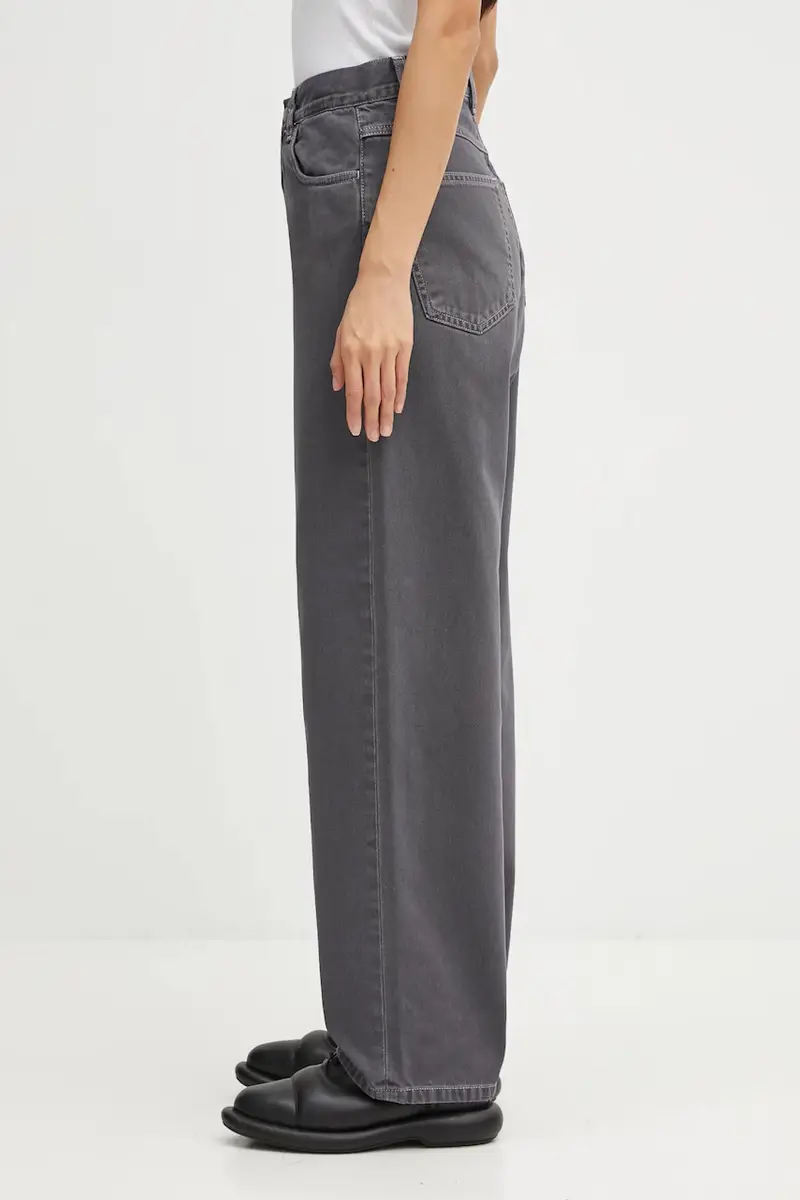 Carhartt WIP Jeans Donna Grigio 3484379 miniatura 2