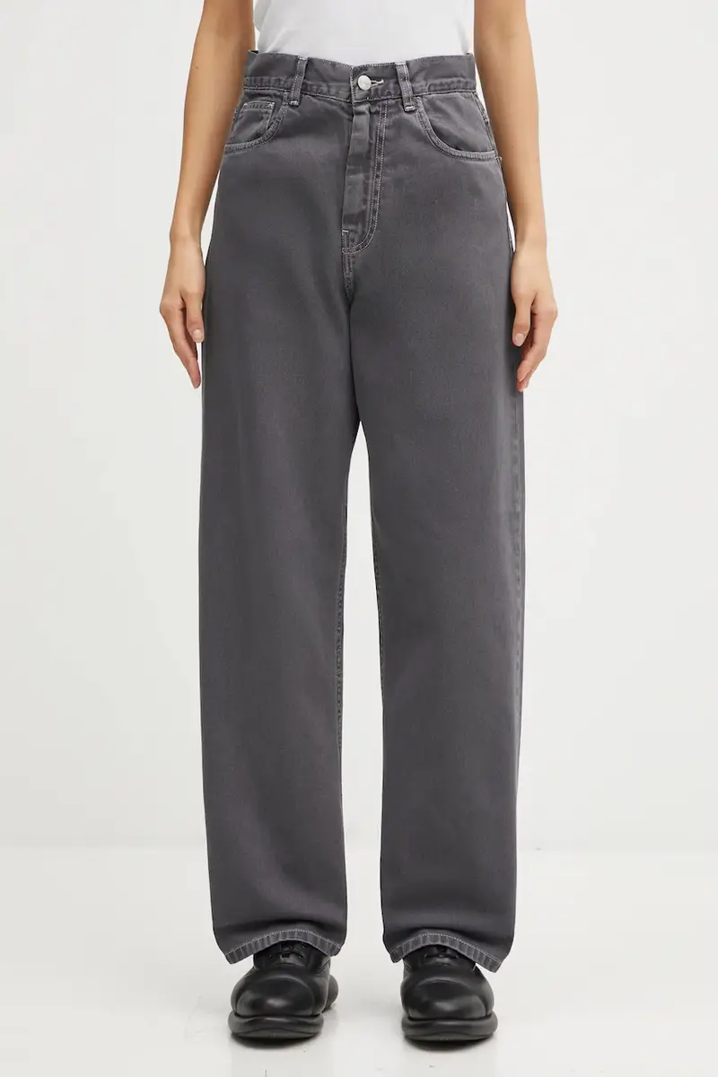 Carhartt WIP Jeans Donna Grigio 3484379