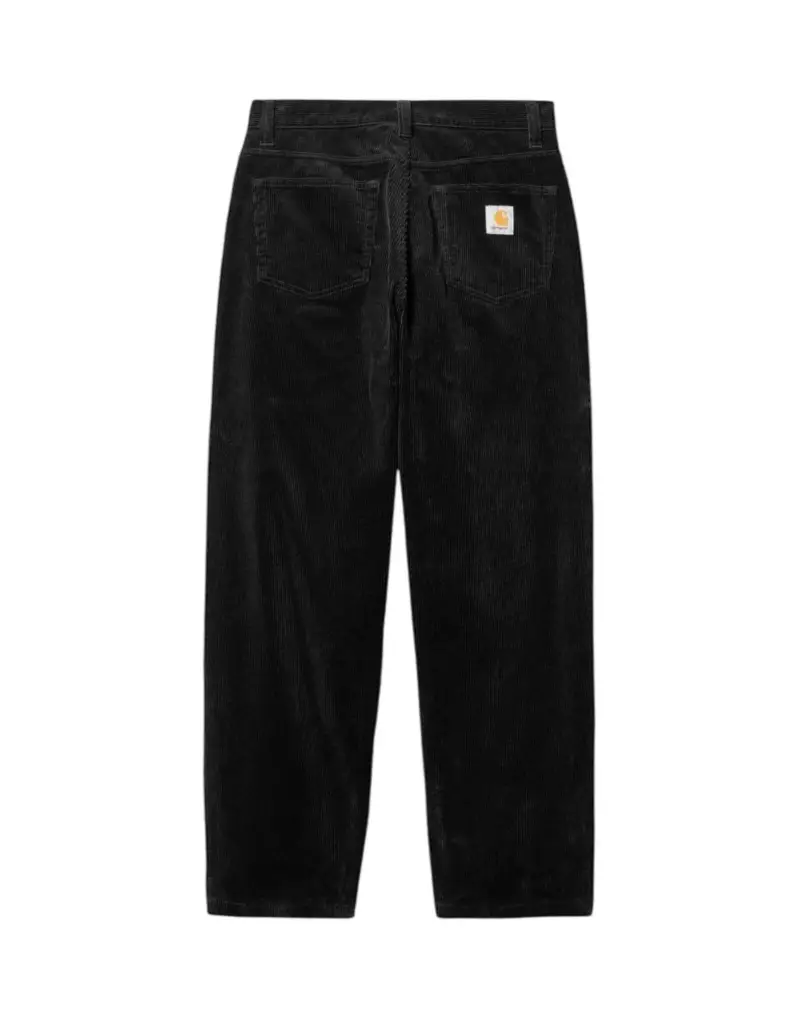 Landon pants pantaloni in velluto a coste gamba larga - Black rinsed 29 (43)