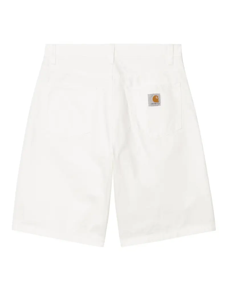 Carhartt Wip Landon short in cotone gamba larga - Off-White rinsed 28 (42)