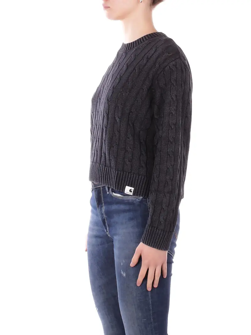 Maglia Donna CARHARTT WIP Black W carter sweater miniatura 2