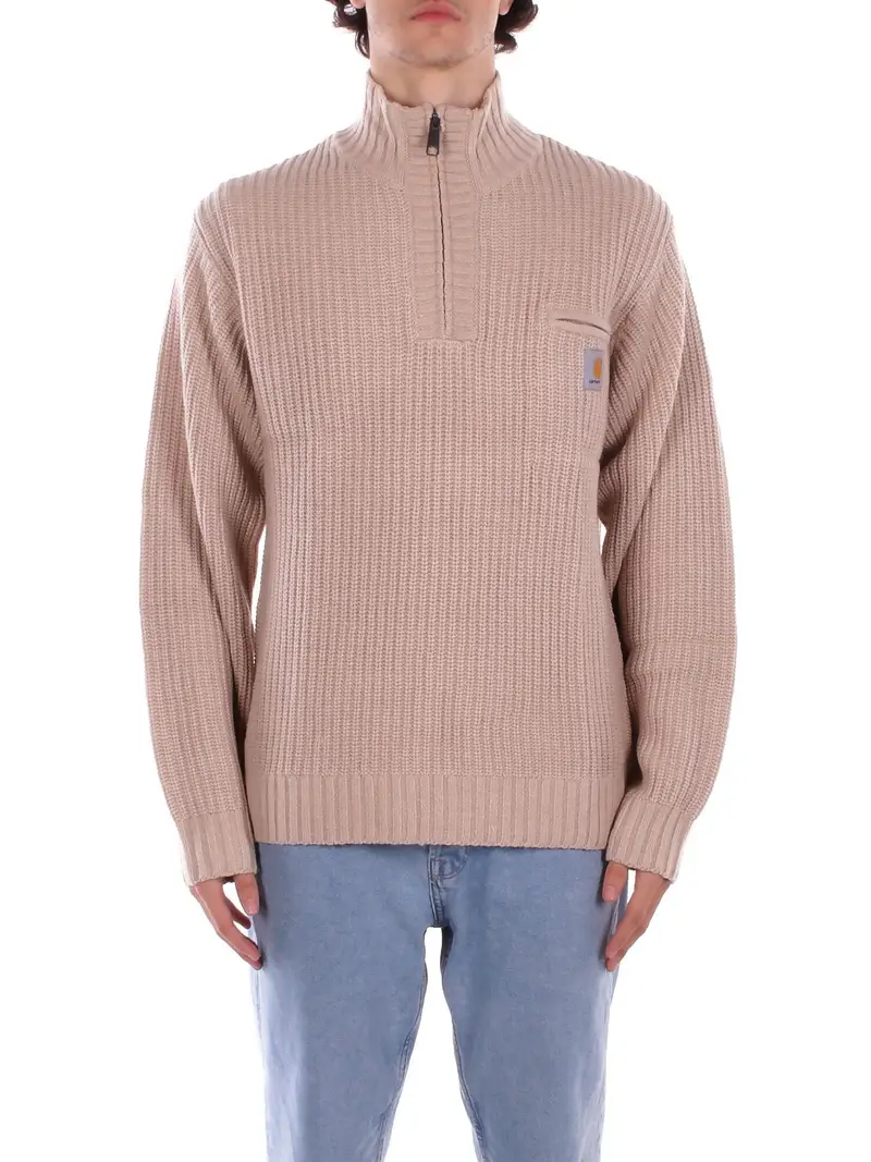 Maglia Uomo CARHARTT WIP Black Detroit half zip sweater