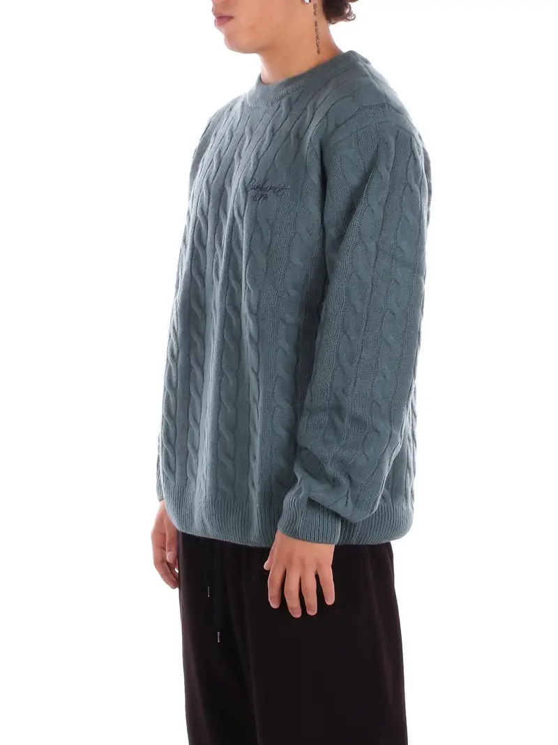 Maglia Uomo CARHARTT WIP Silver pine Signature sweater miniatura 2