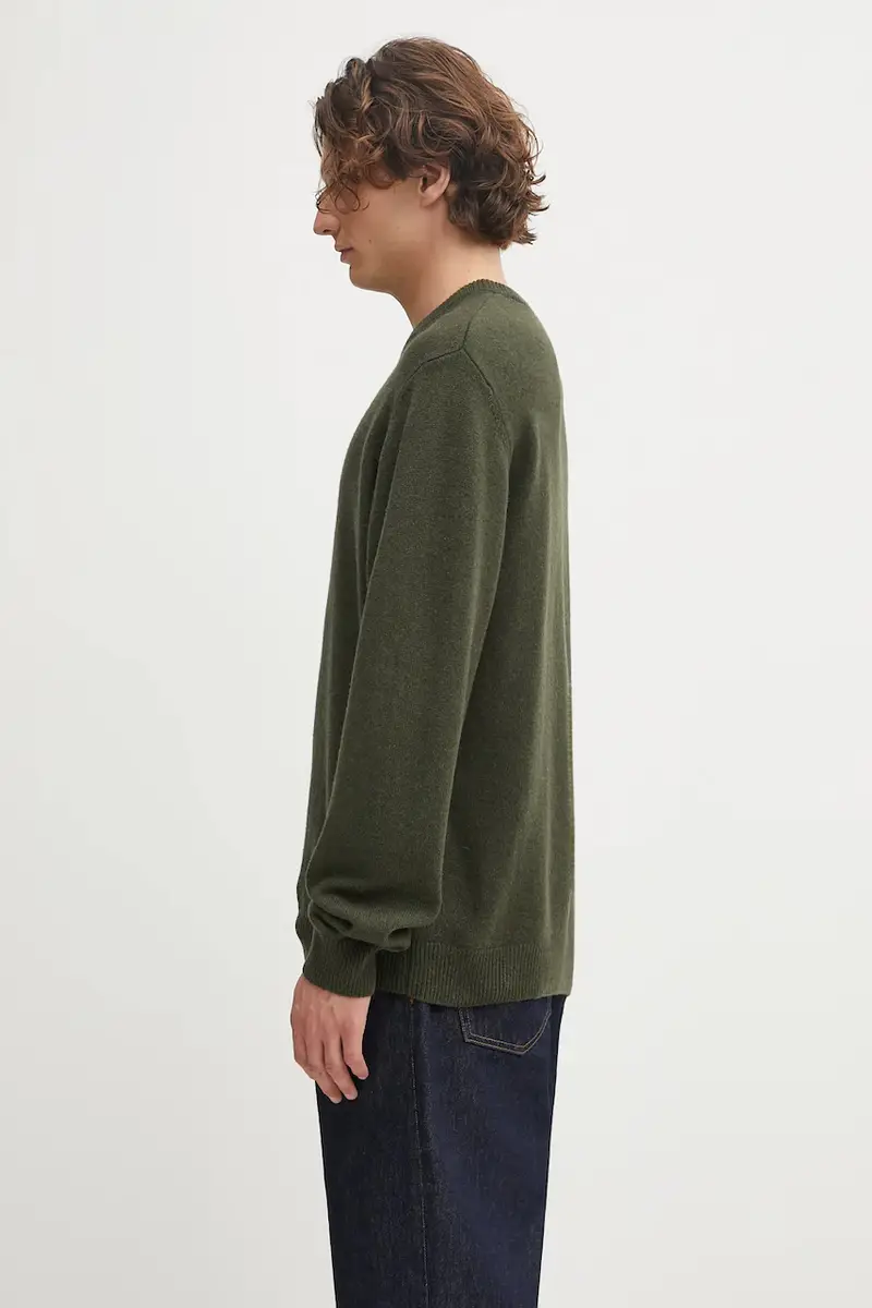 maglione con lana Alten Sweater colore verde I033917.2ZXXX miniatura 2