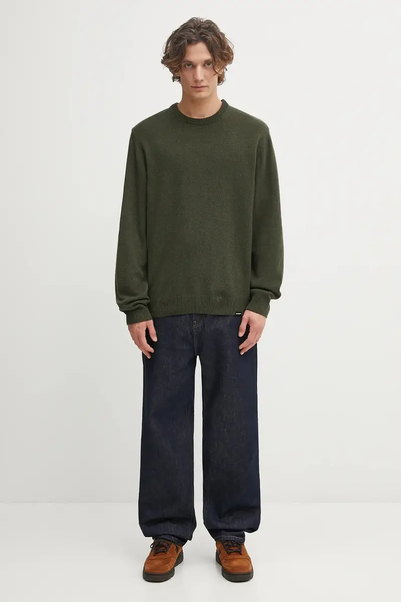 maglione con lana Alten Sweater colore verde I033917.2ZXXX miniatura 5