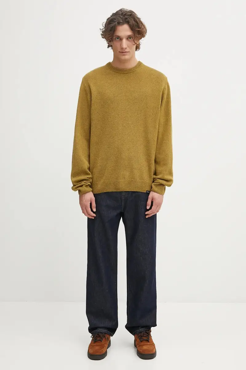 maglione con lana Alten Sweater colore verde I033917.E5XX miniatura 5