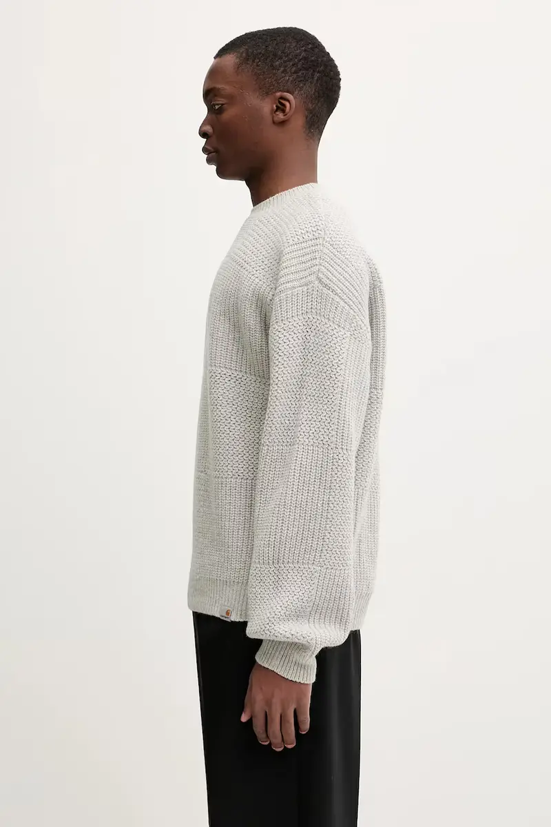 maglione con lana Bishop Sweater colore grigio I035591.3GEXX miniatura 2