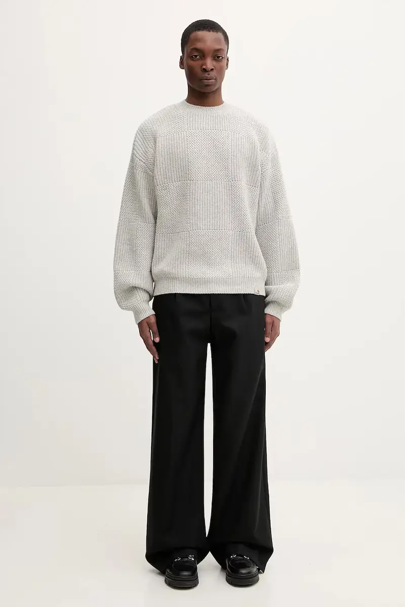 maglione con lana Bishop Sweater colore grigio I035591.3GEXX miniatura 5