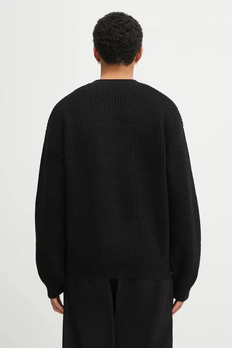 maglione con lana Bishop Sweater colore nero I035591.89XX miniatura 3