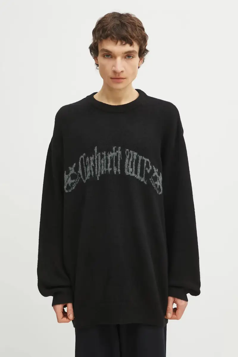 maglione in misto lana Commuting Sweater Nero