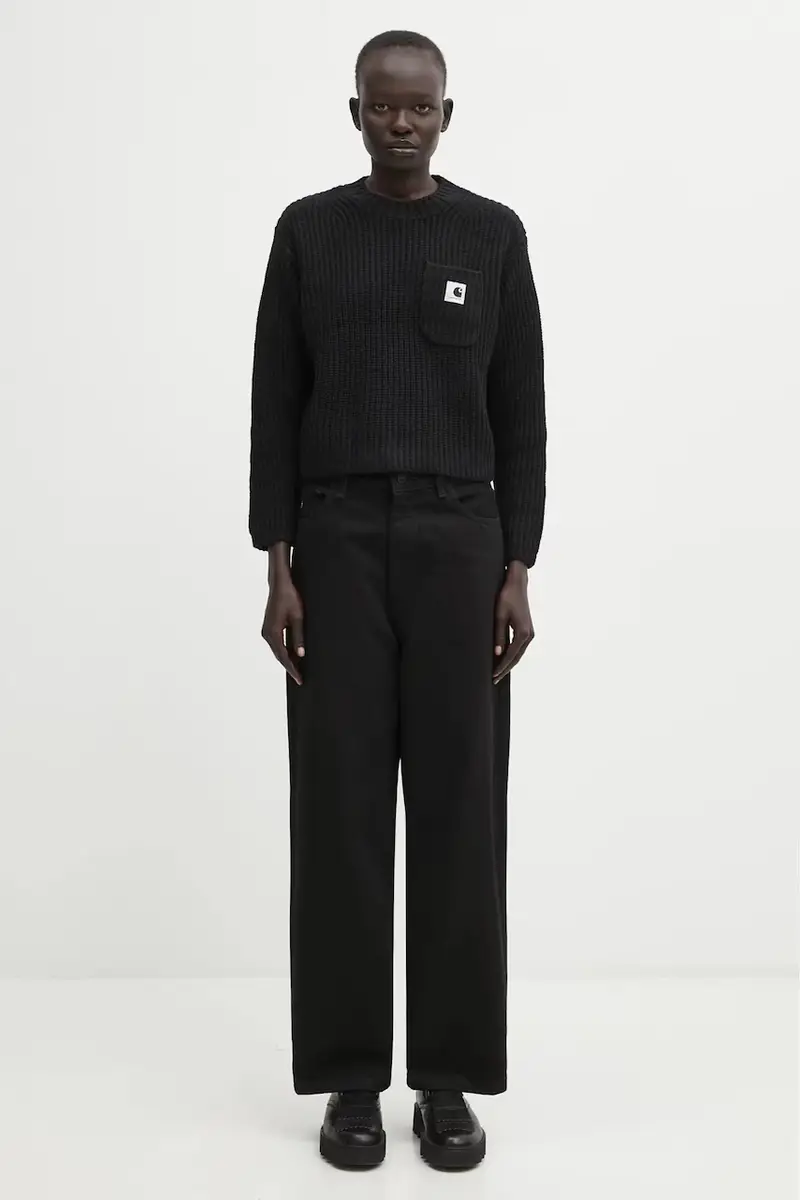 maglione in misto lana W' Mira Sweater donna colore nero I035382.89XX miniatura 5