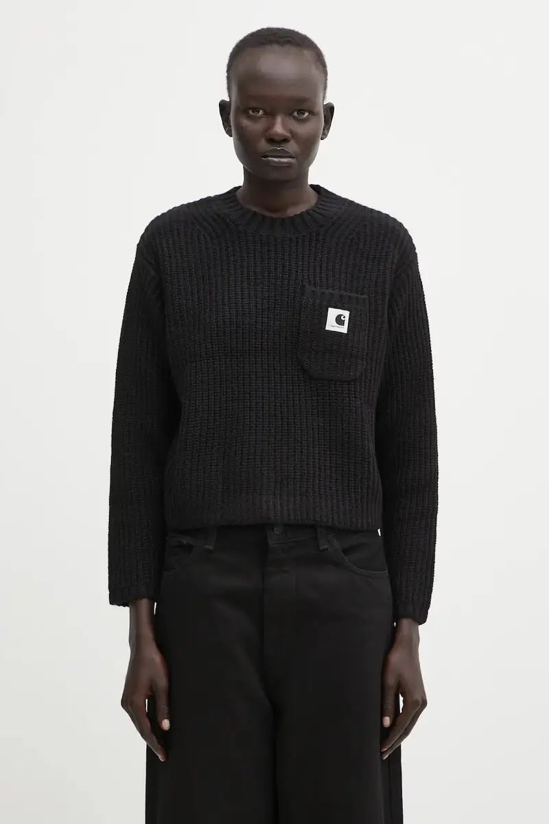 maglione in misto lana W' Mira Sweater donna colore nero I035382.89XX