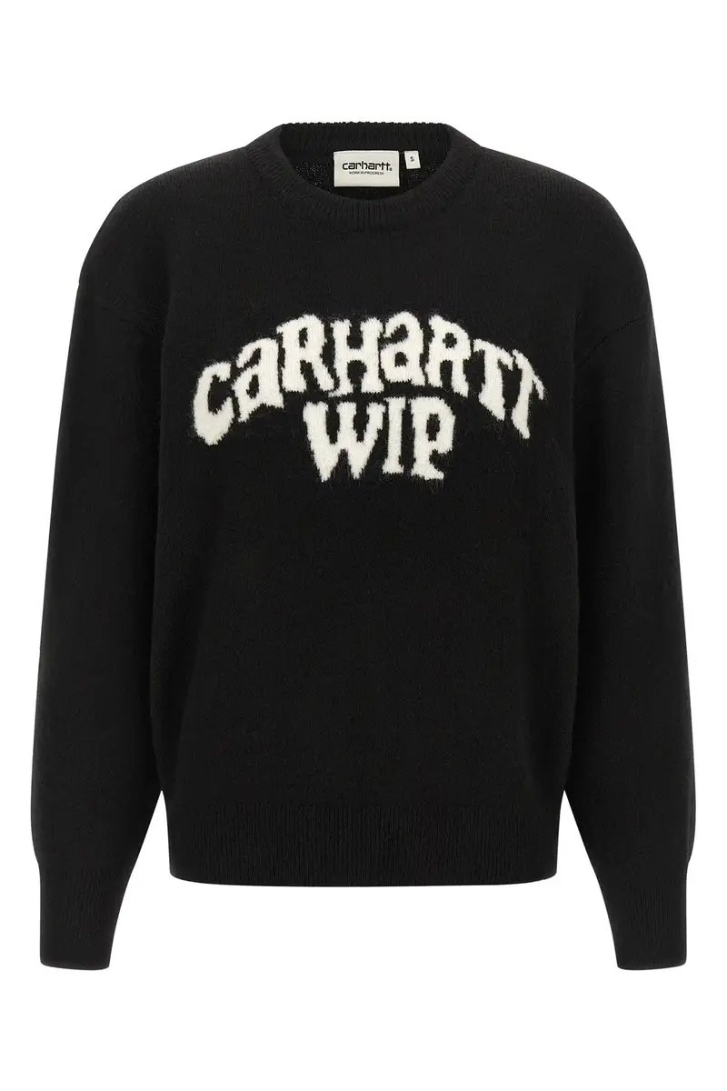 Maglione Intarsio Logo Multi