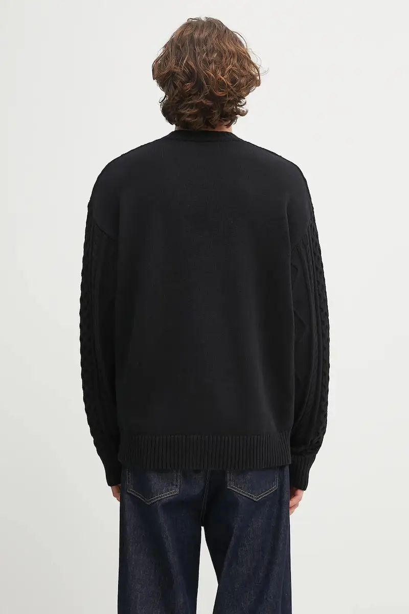 maglione Shawn Sweater uomo colore nero I035418.89XX miniatura 3