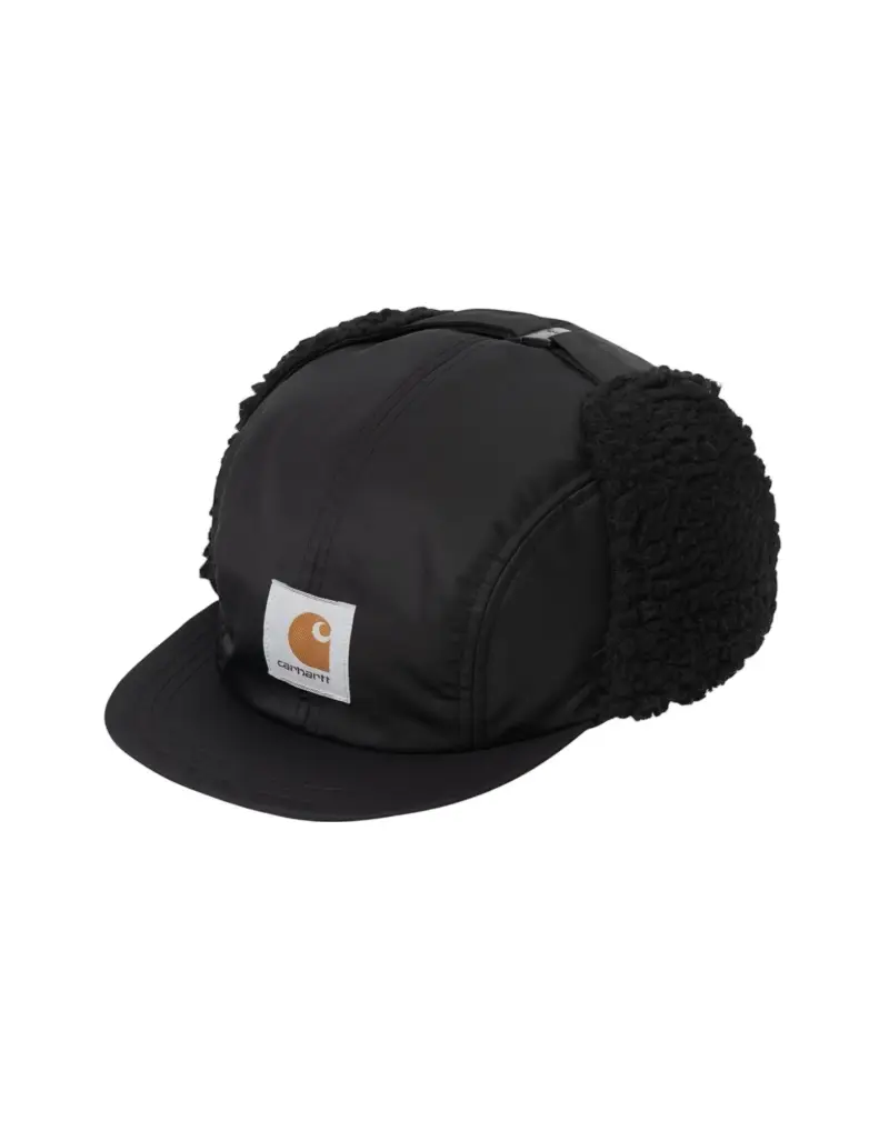 Oltera Ear Guard Cap cappellino con visiera e paraorecchie in pile - Black One Size