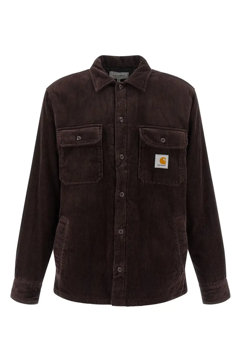 Overshirt 'Whitsome' Marrone