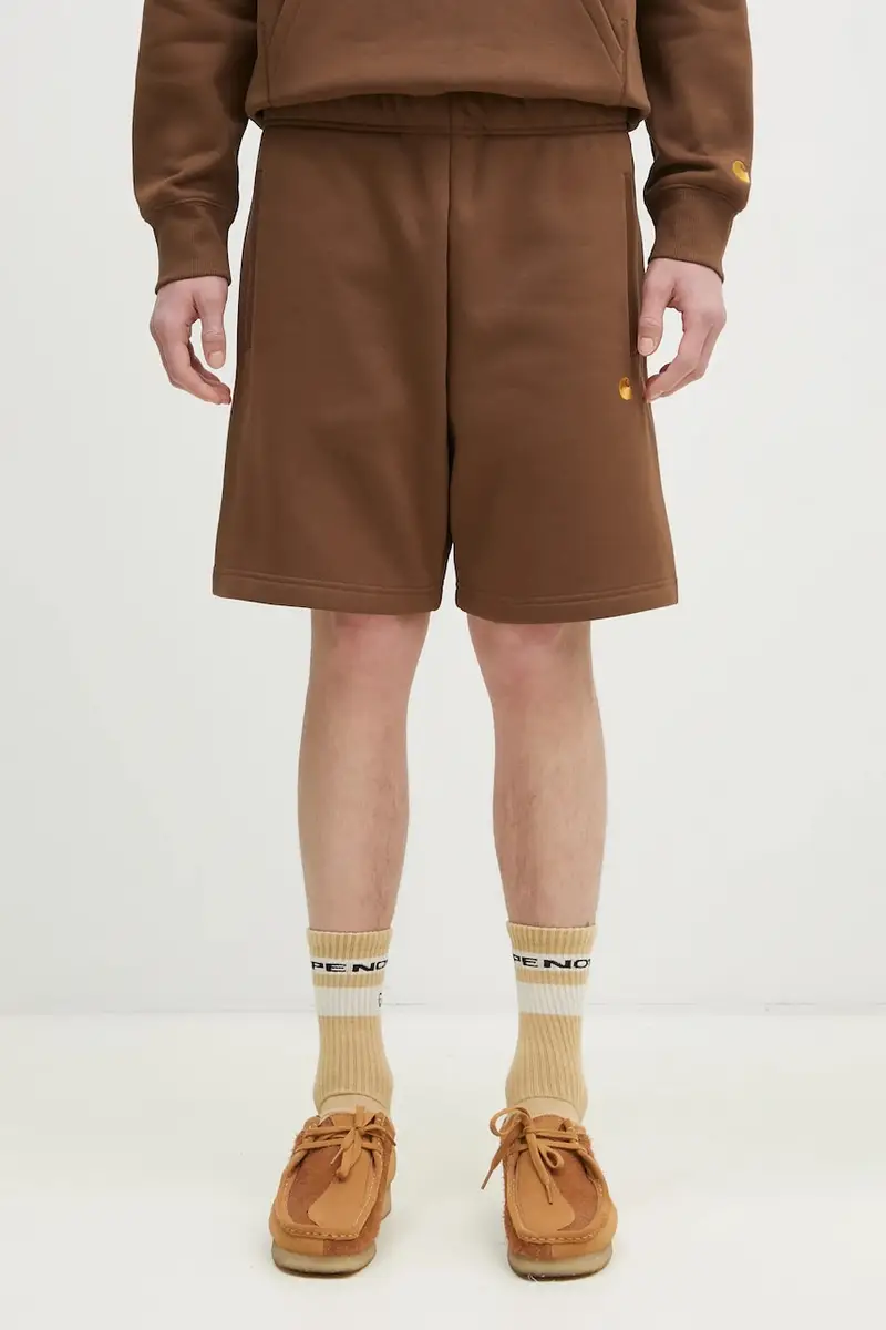 pantaloncini Chase Sweat Short uomo colore marrone I033669.218XX