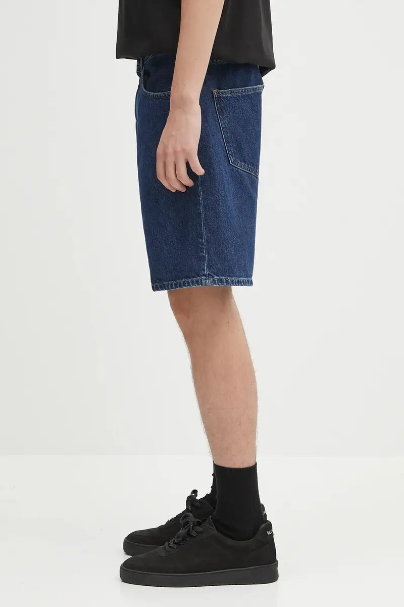 pantaloncini di jeans in cotone Nolan Short colore blu navy I034869.106 miniatura 2