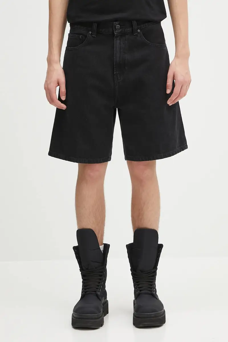 pantaloncini di jeans in cotone Nolan Short colore nero I034869.8906
