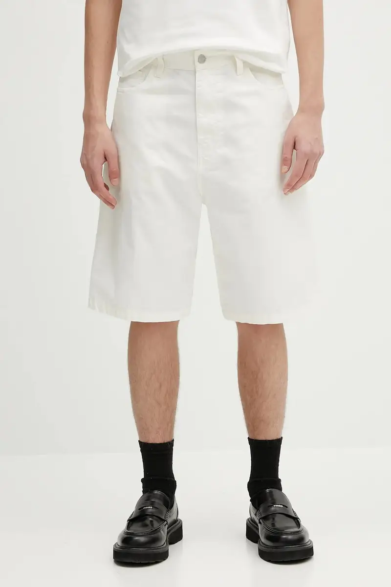 pantaloncini di jeans Landon Short colore beige I034808.35002