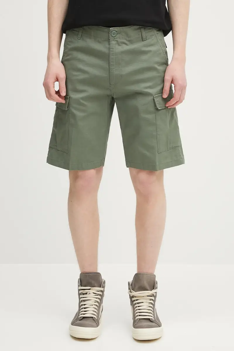 pantaloncini in cotone Aviation Short colore verde I028245.1YF02