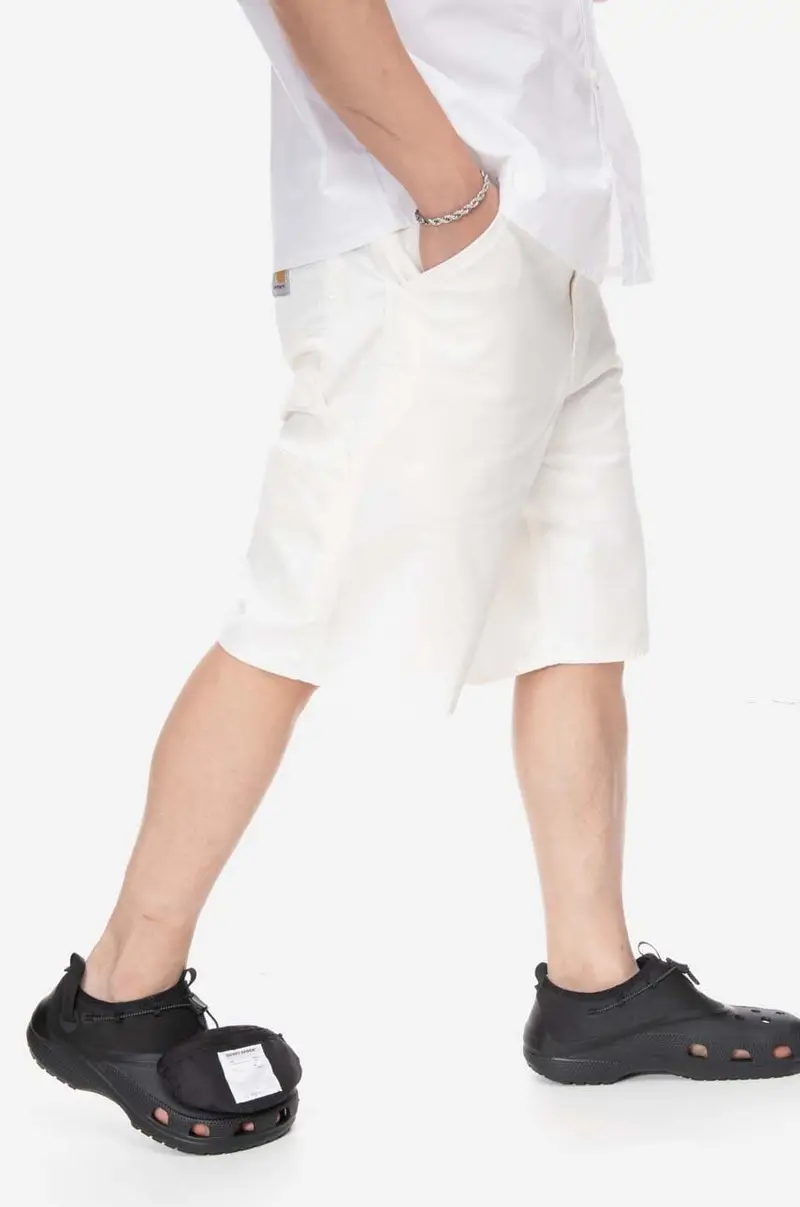 pantaloncini in cotone Beige