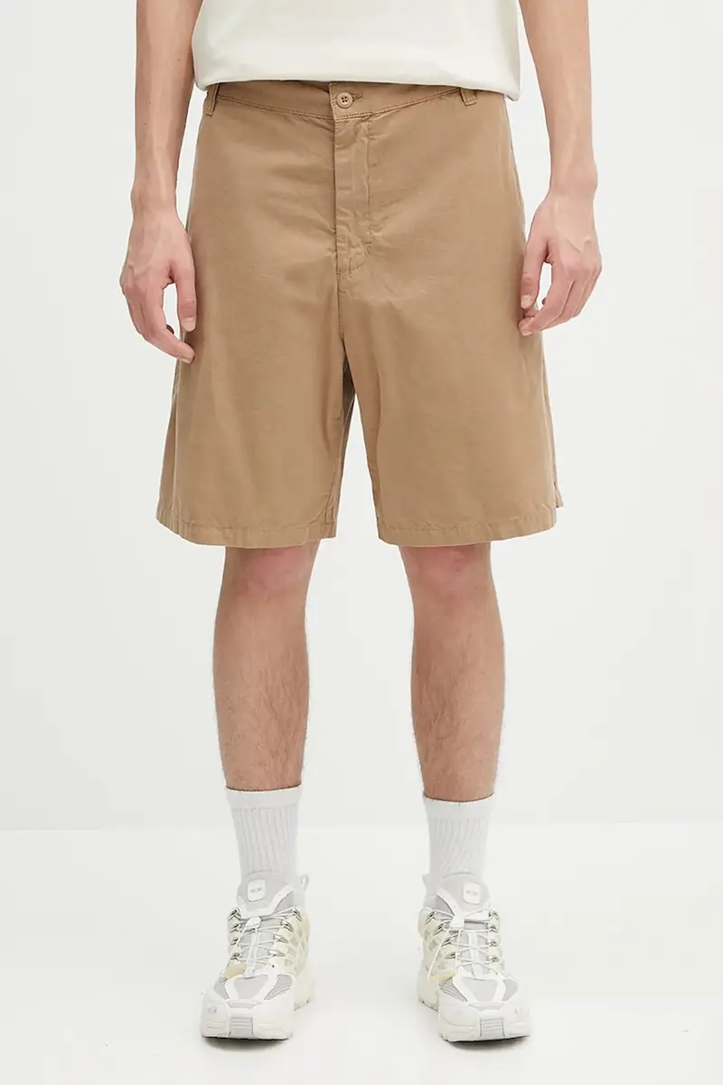 pantaloncini in cotone Calder Short colore beige I034812.8YGD