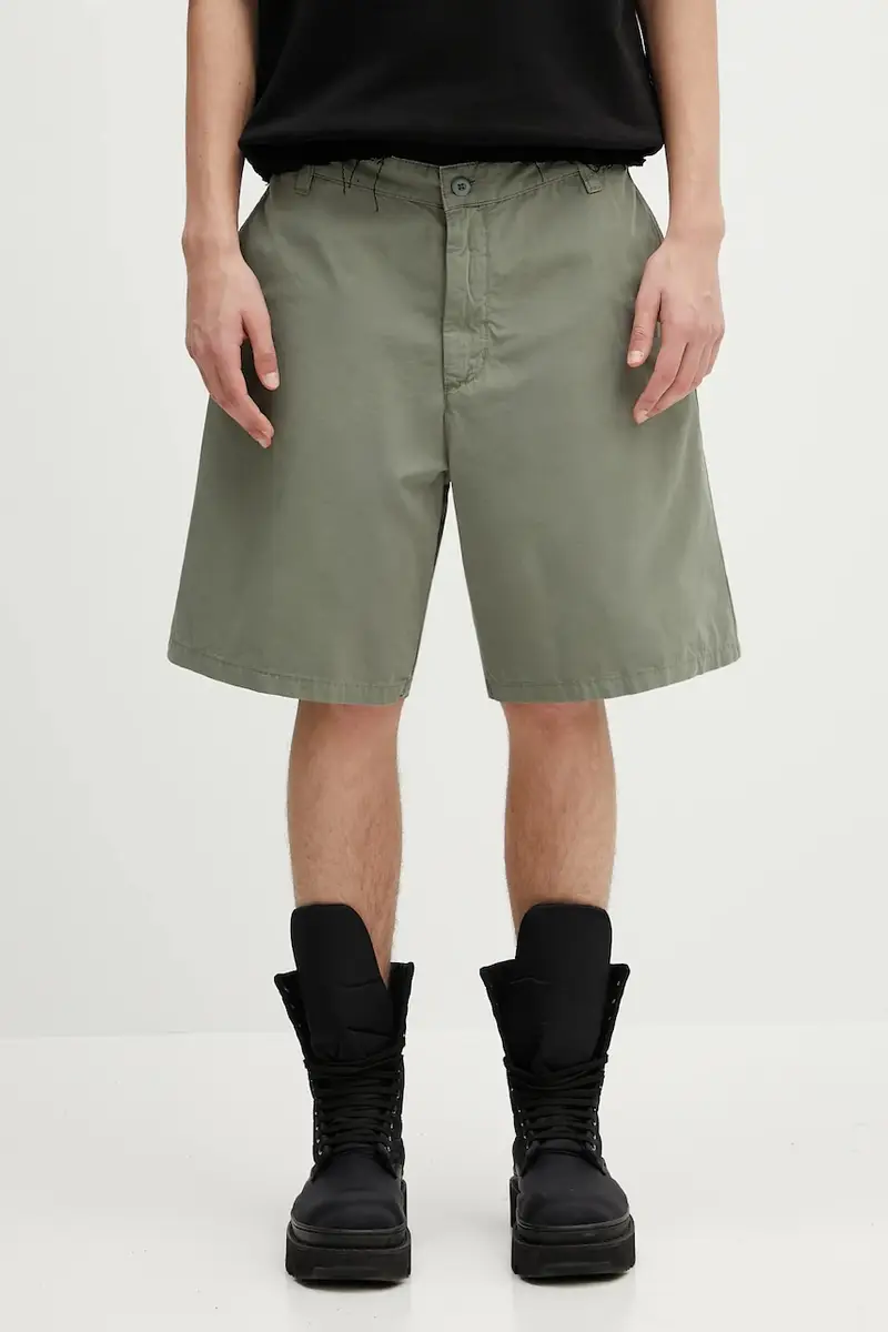 pantaloncini in cotone Calder Short colore verde I034812.1YFGD