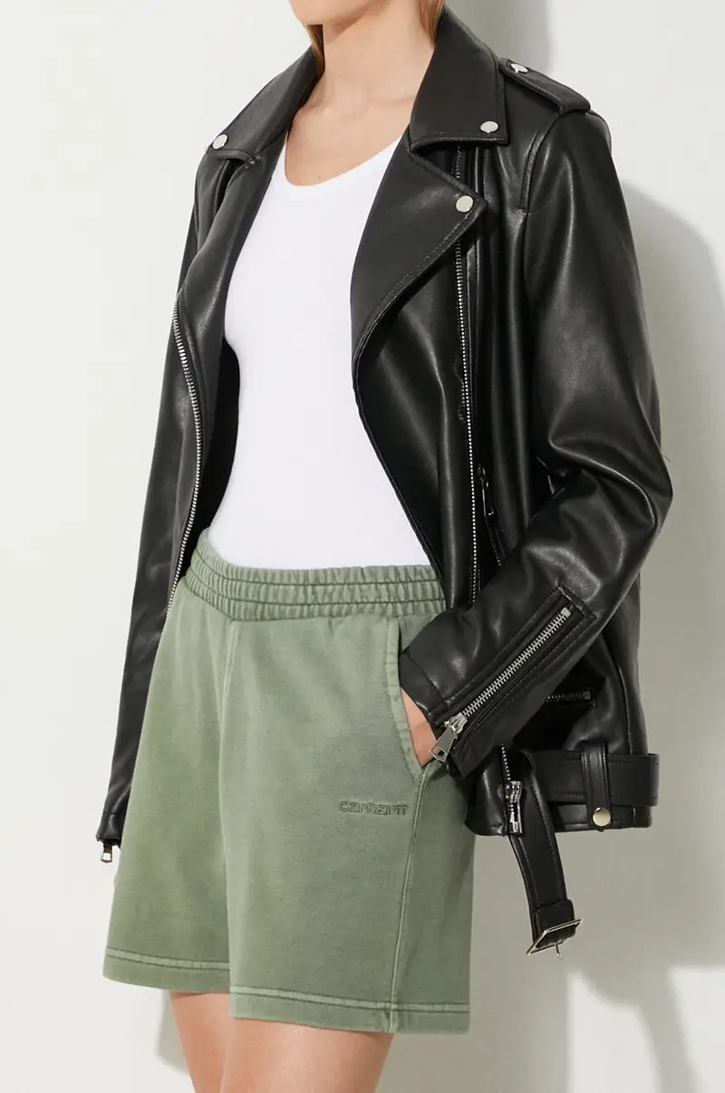 pantaloncini in cotone Duster Script Sweat colore verde I033055.1YFGD