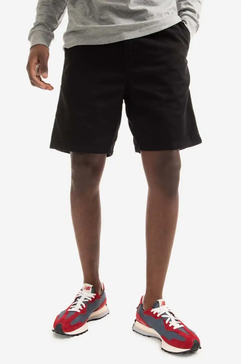 pantaloncini in cotone Flint Short Nero
