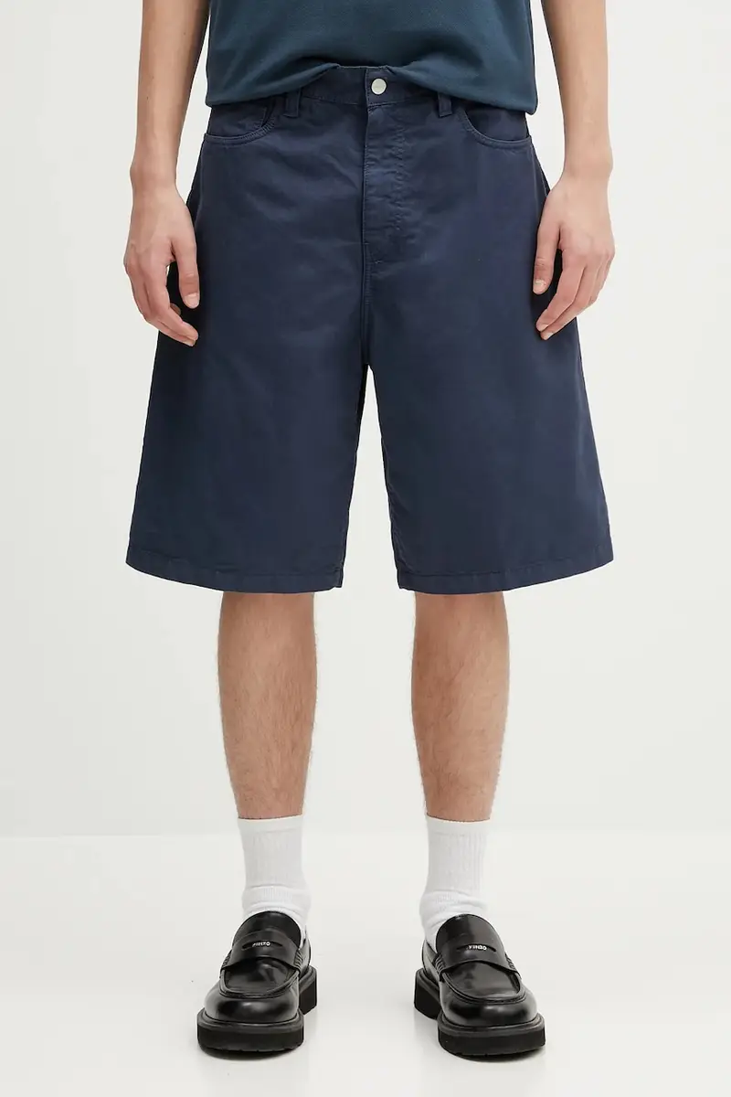 pantaloncini in cotone Landon Short colore blu I034808.2OTGD